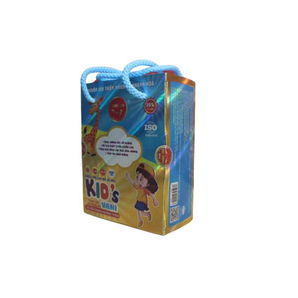 Thực Phẩm Bổ Sung Tổ Yến Chưng Đường Phèn Kids Vani Hộp 4 Lọ x 70ml