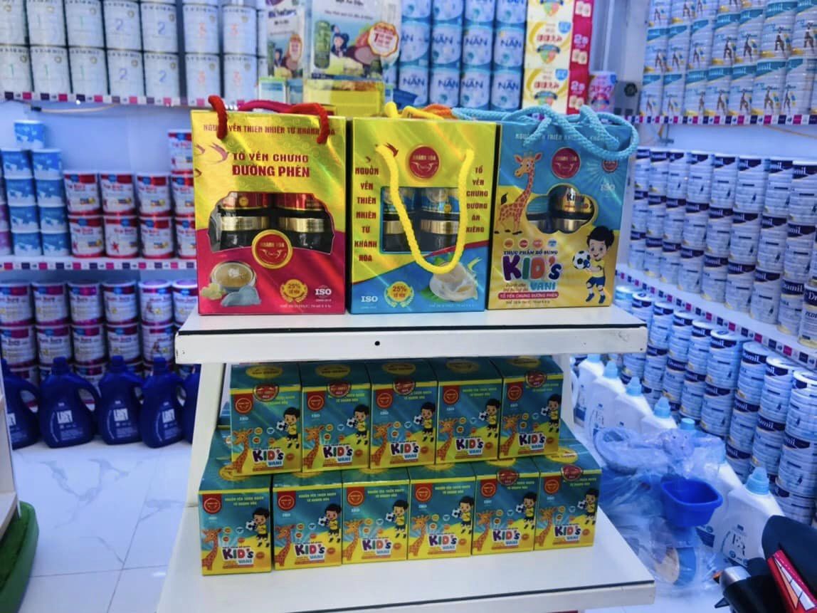 Yến sào Kids vani cho trẻ em