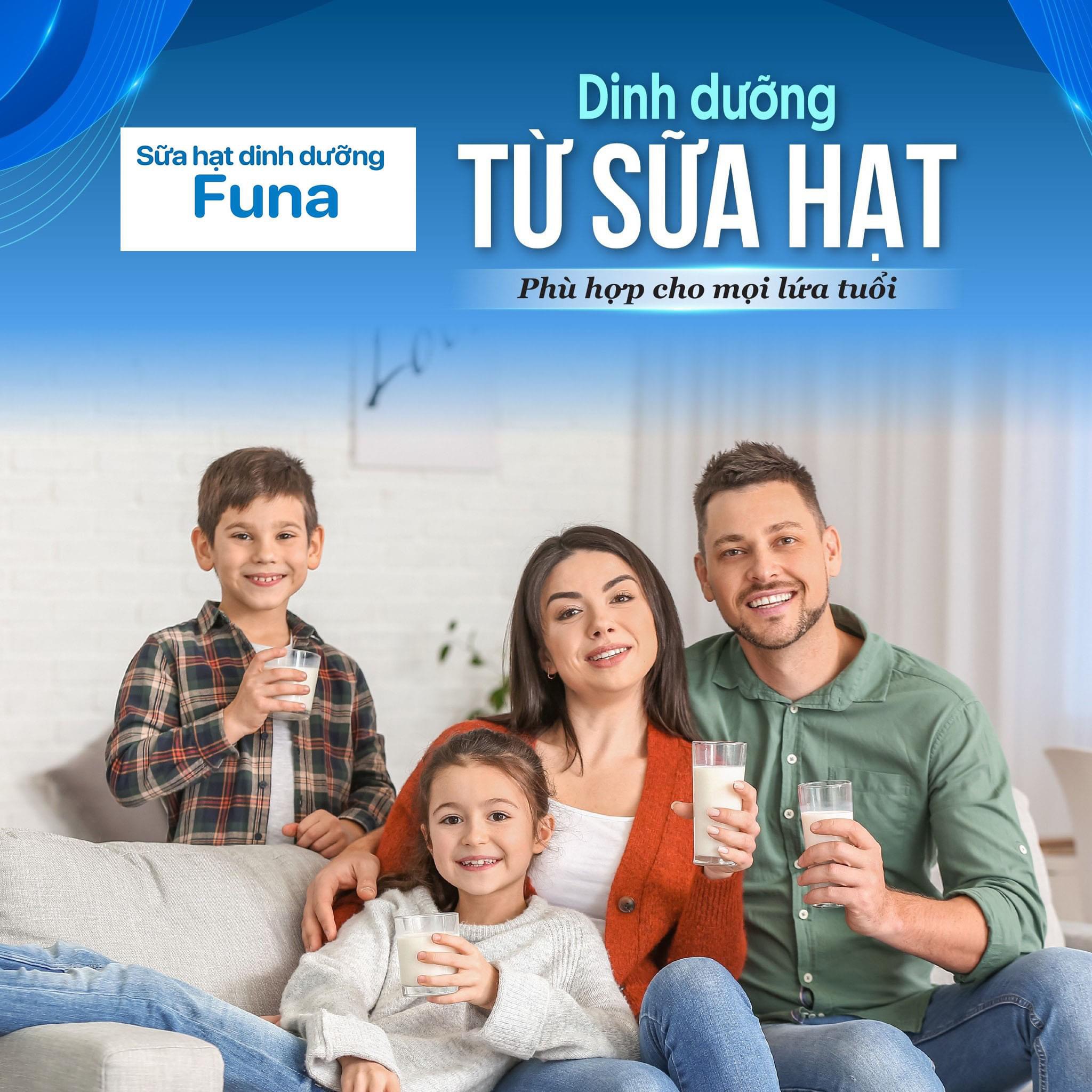 Sữa Hạt Funa - Bữa Ăn Cân Bằng Dinh Dưỡng