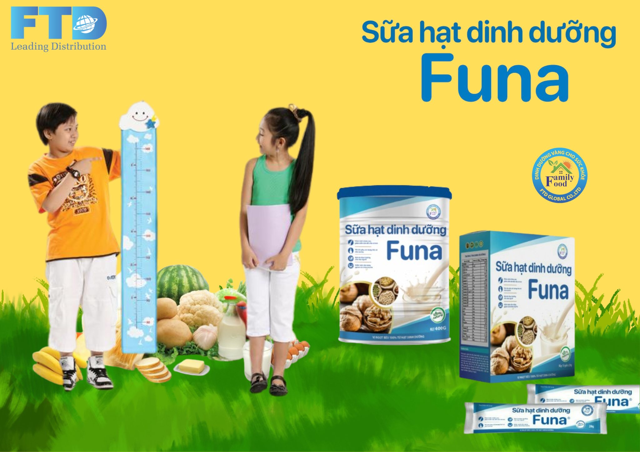 FUNA - Cùng trẻ phát triển chiều cao