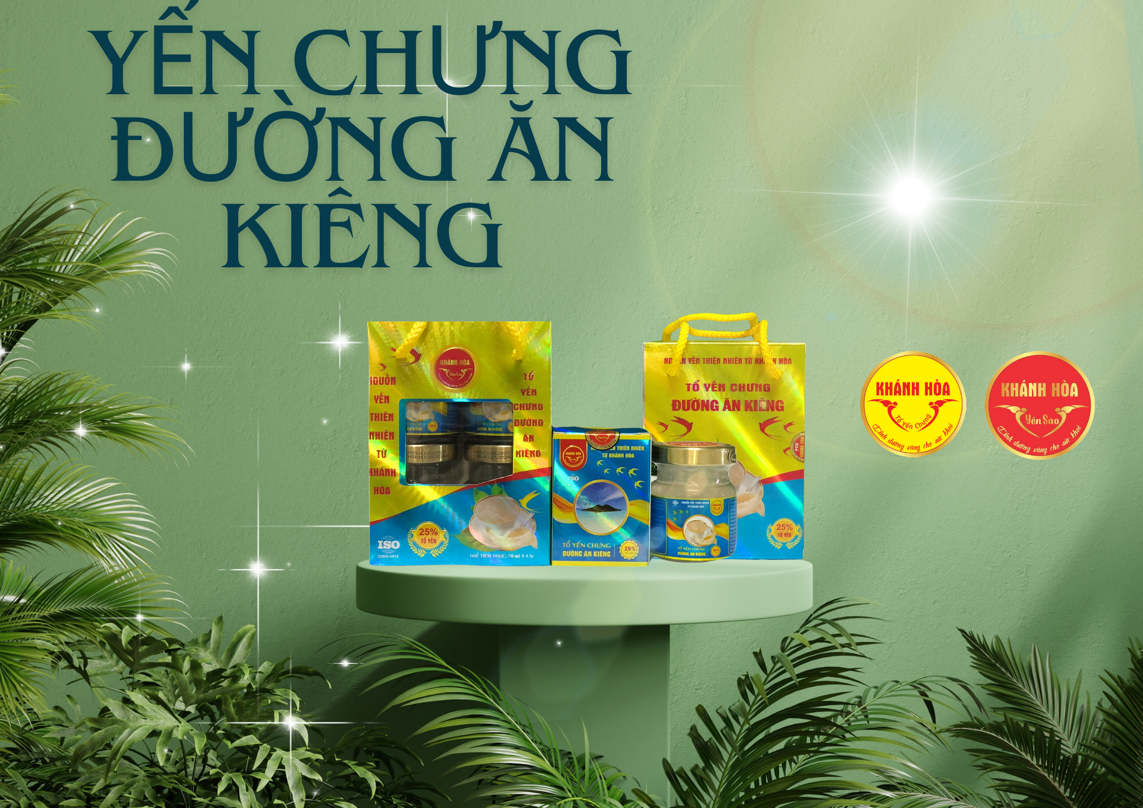 Yến sào Khánh Hòa chưng đường ăn kiêng